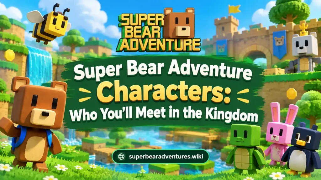 Super Bear Adventure Characters